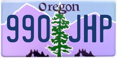 OR license plate 990JHP