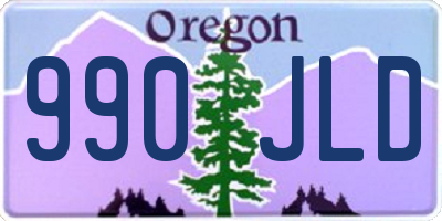 OR license plate 990JLD