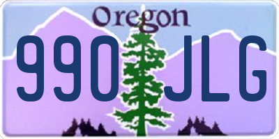 OR license plate 990JLG