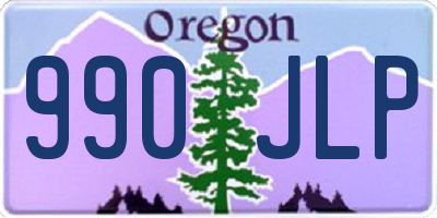 OR license plate 990JLP