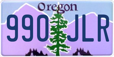 OR license plate 990JLR