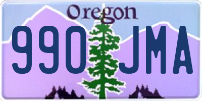 OR license plate 990JMA