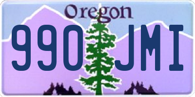 OR license plate 990JMI