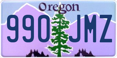 OR license plate 990JMZ