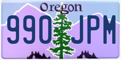 OR license plate 990JPM