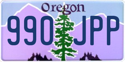 OR license plate 990JPP