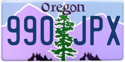 OR license plate 990JPX