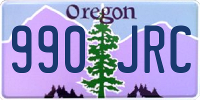 OR license plate 990JRC