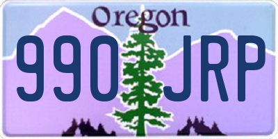 OR license plate 990JRP