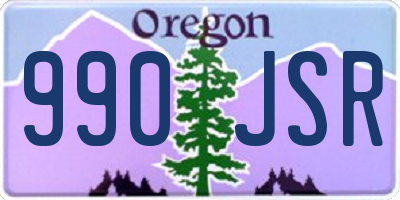 OR license plate 990JSR