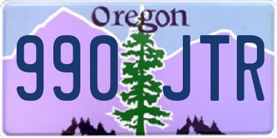 OR license plate 990JTR