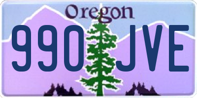 OR license plate 990JVE
