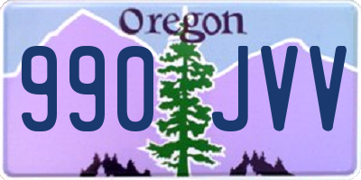 OR license plate 990JVV