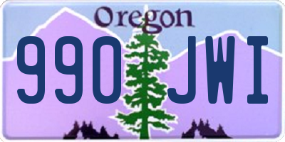 OR license plate 990JWI