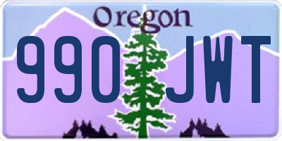 OR license plate 990JWT