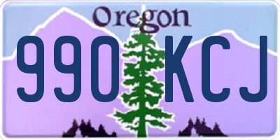 OR license plate 990KCJ