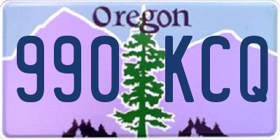 OR license plate 990KCQ