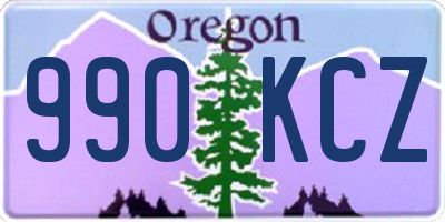 OR license plate 990KCZ
