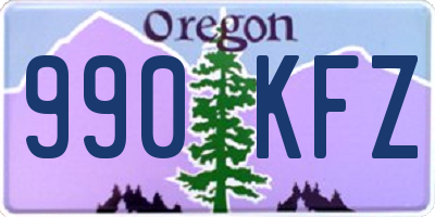 OR license plate 990KFZ