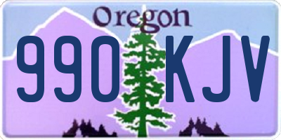 OR license plate 990KJV
