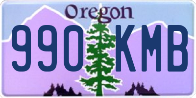 OR license plate 990KMB