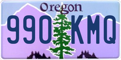OR license plate 990KMQ