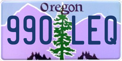 OR license plate 990LEQ