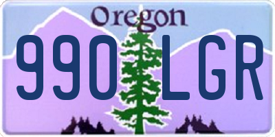 OR license plate 990LGR