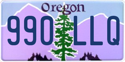 OR license plate 990LLQ