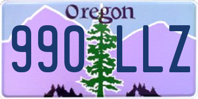 OR license plate 990LLZ