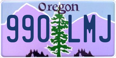 OR license plate 990LMJ