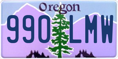 OR license plate 990LMW