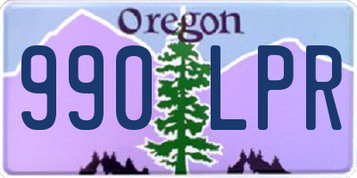 OR license plate 990LPR