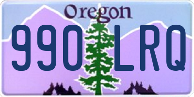 OR license plate 990LRQ