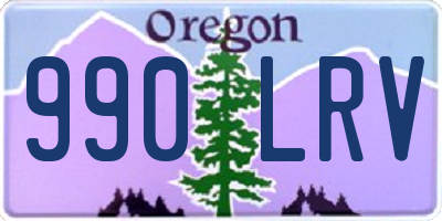 OR license plate 990LRV