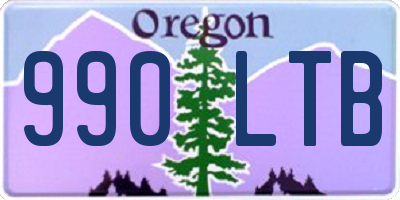 OR license plate 990LTB