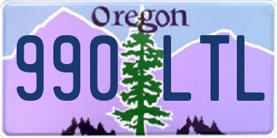 OR license plate 990LTL