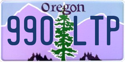 OR license plate 990LTP