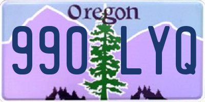 OR license plate 990LYQ