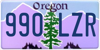 OR license plate 990LZR