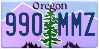 OR license plate 990MMZ