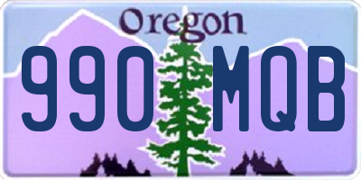 OR license plate 990MQB