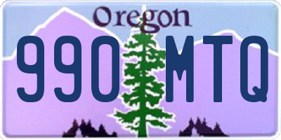 OR license plate 990MTQ