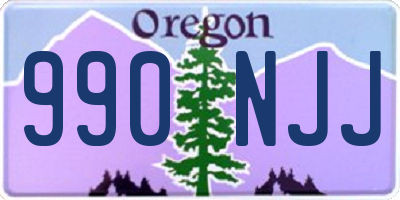 OR license plate 990NJJ