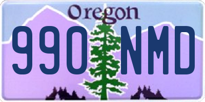 OR license plate 990NMD