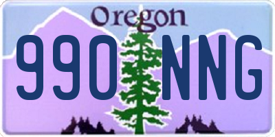 OR license plate 990NNG