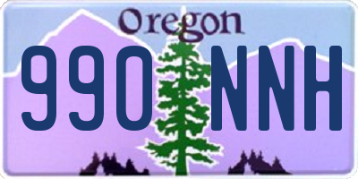 OR license plate 990NNH