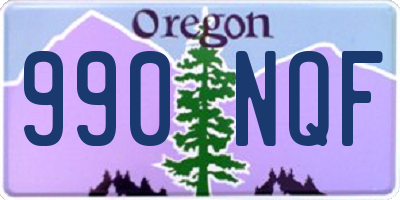 OR license plate 990NQF