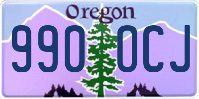 OR license plate 990OCJ