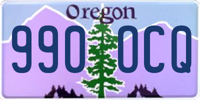 OR license plate 990OCQ